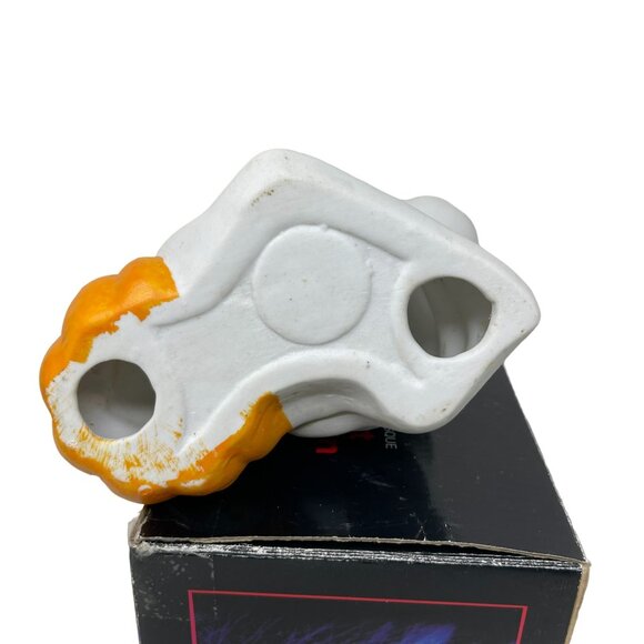 Vintage Ceramic Porcelain Bisque Halloween Ghost Lantern Tealight Candle Holder - Picture 5 of 6